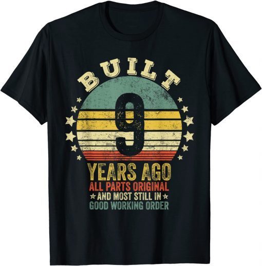 Vintage 2013 Limited Edition 9th Birthday 9 Year Old Unisex Shirt