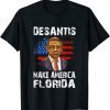 Vintage Trump DeSantis 2024 Election, Make America Florida Us Flag Official Shirt
