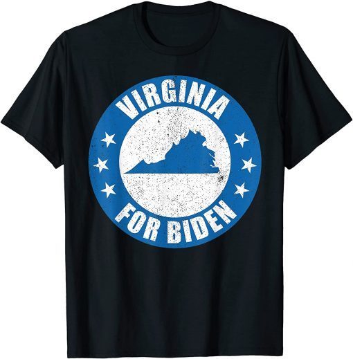 Virginia For Joe Biden Map 2020 Election USA Democrat Unisex Shirt