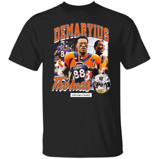 Von Miller wearing Demaryius Thomas Dreamathon Classic shirt