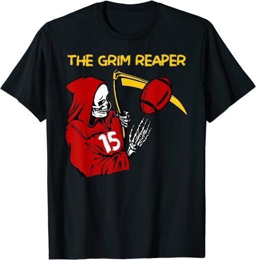 When It's Grim Be The Grim Reaper Football Kansas City Gift Shirt