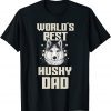 World´s best Husky Dad Dog Owner Limited Shirt