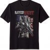 raised right Usa Flag Official Shirt