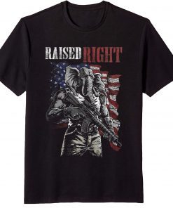 raised right Usa Flag Official Shirt