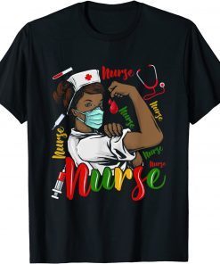 African American Nurse Black History Month Pride Black Gift Shirt