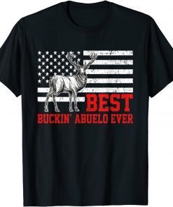 Best Buckin Abuelo Ever Deer Hunting Fathers Day T-Shirt