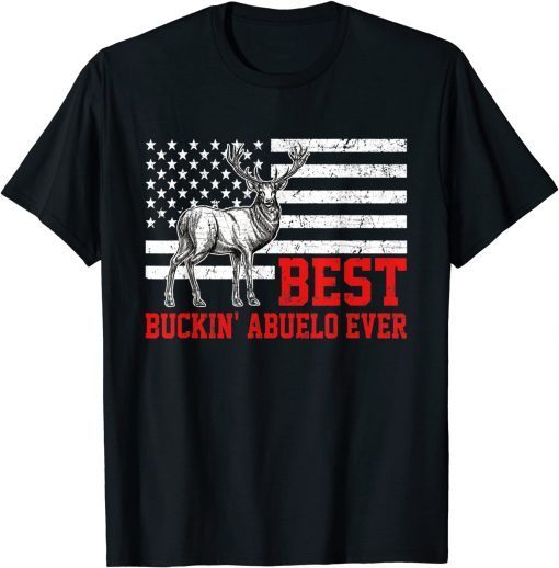 Best Buckin Abuelo Ever Deer Hunting Fathers Day T-Shirt