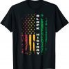 Black History African American Flag Africa Black Pride Gift Shirt