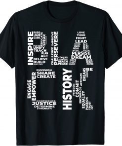 Black History Month Inspiring Leaders African American Proud Gift T-Shirt