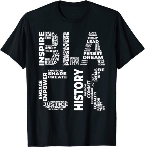 Black History Month Inspiring Leaders African American Proud Gift T-Shirt