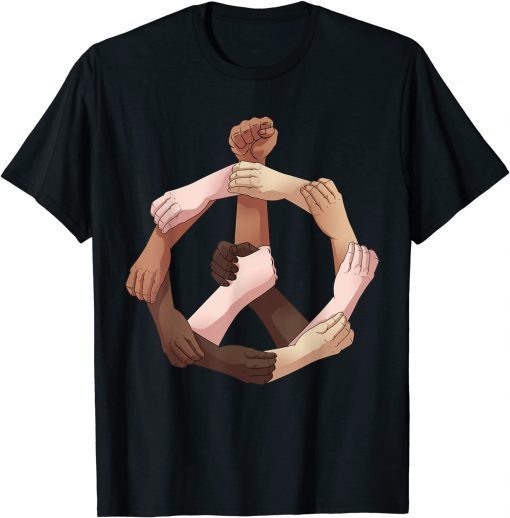 Black History Month Juneteenth 2022 Melanin Peace Hands Gift Shirt