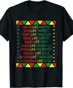 Black History Month Pride African American Gift Shirt