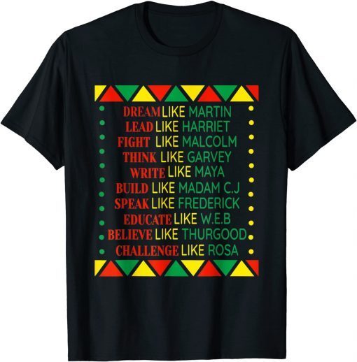 Black History Month Pride African American Gift Shirt