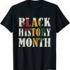 Black History Month With African Map Flag For Afro Freedom Limited T-Shirt