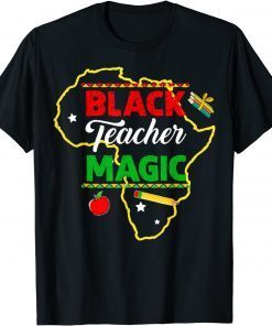 Black Teacher Magic Teacher Black History Month Classic T-Shirt