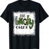 Bleached St Patricks Day Leopard One Lucky Chef T-Shirt