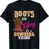 Boots Bling its a Cowgirl Thing Horseback Cute Cowgirl Classic Shirt