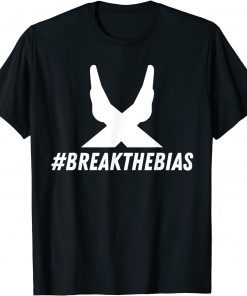 Break the Bias Pose International Women's Day Feminist Classic T-Shirt