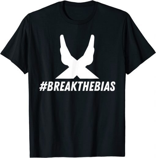 Break the Bias Pose International Women's Day Feminist Classic T-Shirt