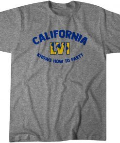 California Knows How To Party Gift Shirt