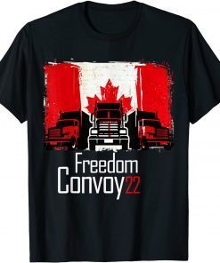 Canada Freedom Convoy 2022 Flagge der kanadischen Limited Shirt