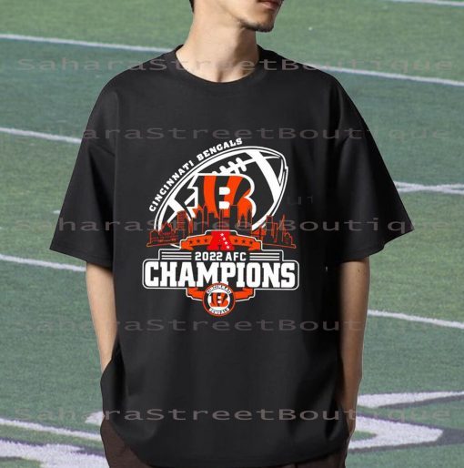 Cincinnati Bengals Champions Bengals Football AFC Super Bowl 2022 Shirt