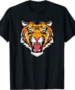 Cool Bengal Tiger Opens Growling Mouth Gift Shirt