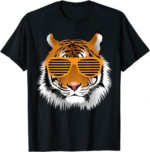 Cool Tiger Striped Animal Theme Party T-Shirt