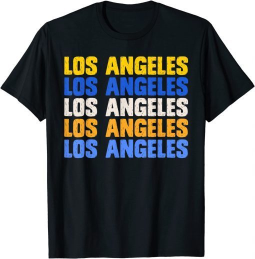 Cool Vintage Los Angeles 2022 Gift Shirt