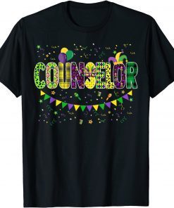 Counselor Teacher Mardi Gras Family Matching Outfit Classic Shirt