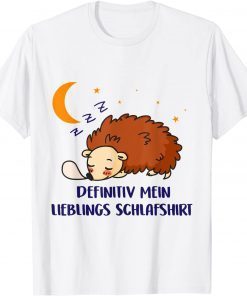 Definitely My Favorite Sleep Hedgehog Brown Breast Hed Limited Shirt