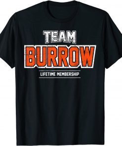 Distressed Team Burrow Proud Family Last Name Surname Classic Shirt