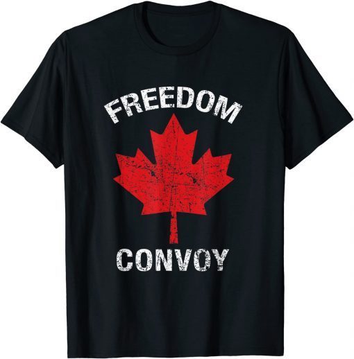 FREEDOM CONVOY 2022 CANADIAN TRUCKER RETRO VINTAGE Limited Shirt