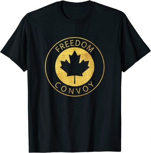 FREEDOM CONVOY 2022 CANADIAN TRUCKER TEES MAPLE LEAF VINTAGE Limited Shirt