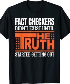 Fact Checker Conservative Gag Anti-Liberal USA Patriot Gift Shirt