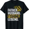 Father Husband Fishing Legend Bass Fisherman Dad Fishing Classic Shirt