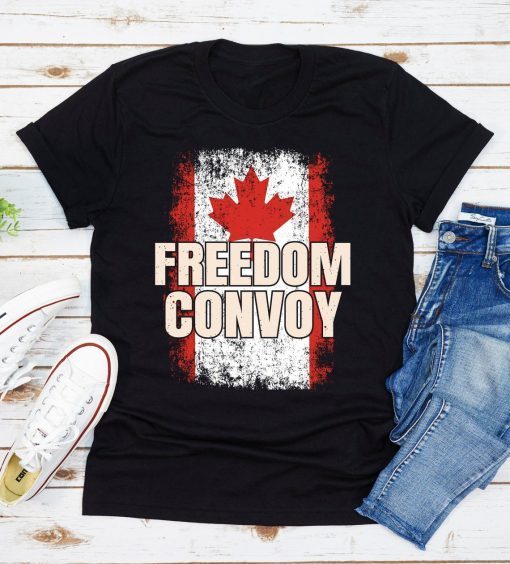 Freedom Convoy 2022 , Canadian Flag Limited Shirt