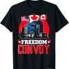 Freedom Convoy 2022 Support Truckers Mandate Freedom Classic Shirt