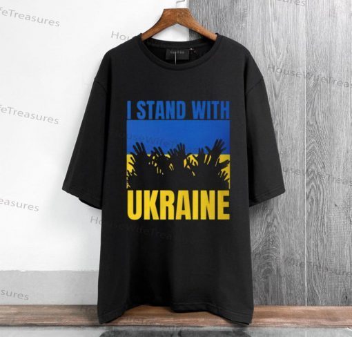 Fuck Putin Stop Ukraine Wars I Stand With Ukraine Flag Unisex Shirt