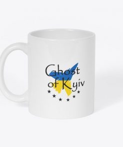 Ghost Of Kyiv Ukraine Russia War Mug Souvenir