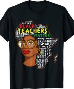 Girls Africa Map Teachers Black History Month Teachers Gift Shirt