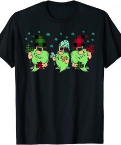 Gnomes with Shamrock St Patricks Pattys Day Classic Shirt