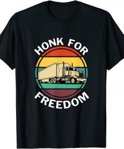 Honk For Freedom Support Truck Drivers Classic T-Shirt