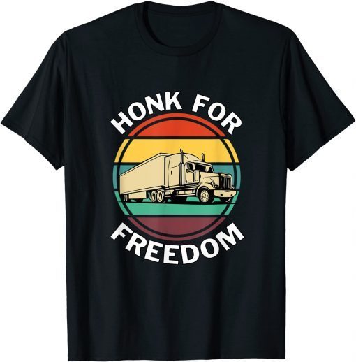 Honk For Freedom Support Truck Drivers Classic T-Shirt