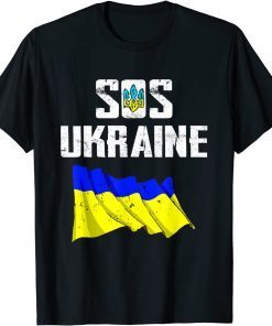 I Stand With Ukraine Flag - Support Free Ukraine Sos Ukraine Limited Shirt