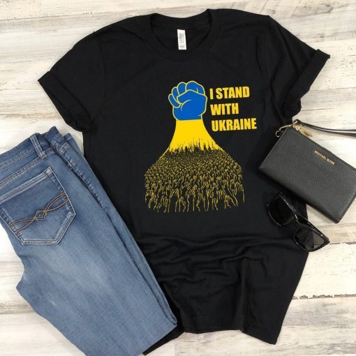 I Stand With Ukraine No War In Ukraine Ukrainian Flag Limited Shirt