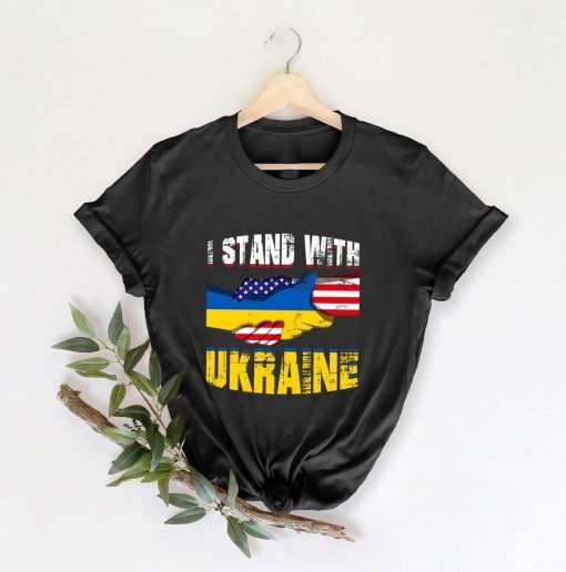 I Stand With Ukraine No War Ukraine Flag Classic Shirt