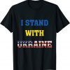 I Stand With Ukraine USA Support Peace and Save Ukraine Classic Shirt