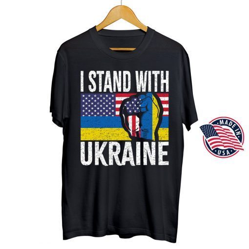 I Stand With Ukraine Ukrainian Flag Lover Support Ukraine Gift Shirt