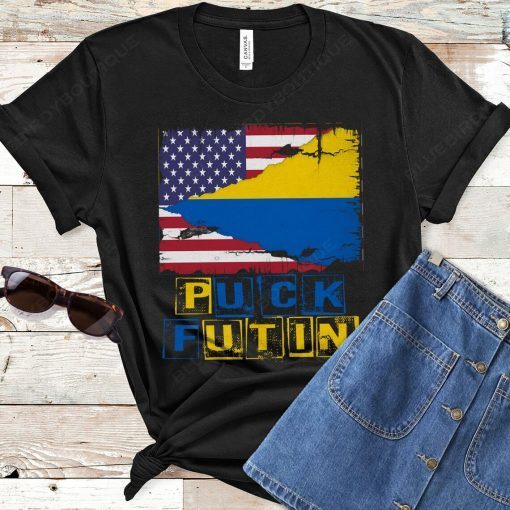 I Stand With Ukraine Ukrainian lover Puck Futin Classic Shirt